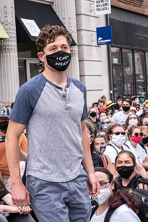 Minneapolis Mayor Jacob Frey called to front. He said he didn't support abolition of police dept.