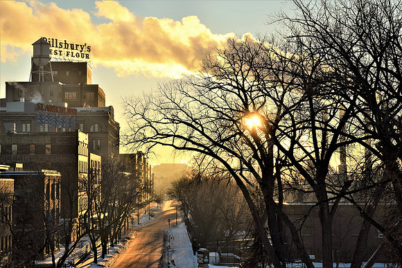 January Morning on Main Street