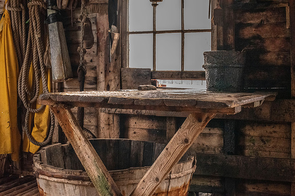 Cod processing table